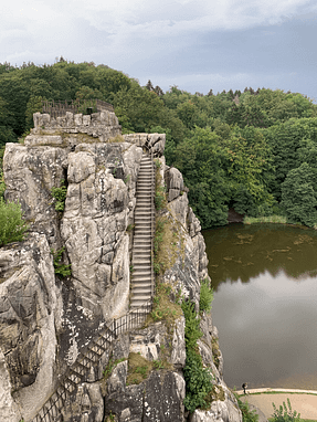 Externsteine im teutoburger wald